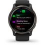 Voir la diapositive 4 : GARMIN Montre sport Venu 2 Grey avec bracelet noir