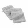 Voir la diapositive 1 : Paris Prix Lot de 2 Gants de Toilette  Elegance  15x21cm Gris Perle