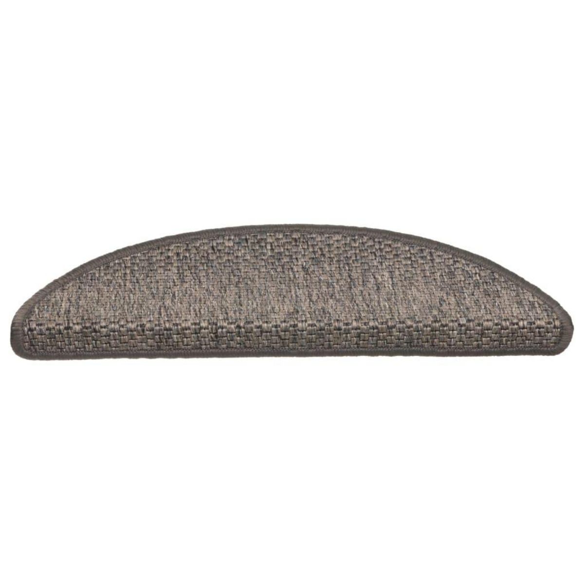 VIDAXL Tapis d'escalier autocollants aspect sisal 15 pcs 56x17x3 cm