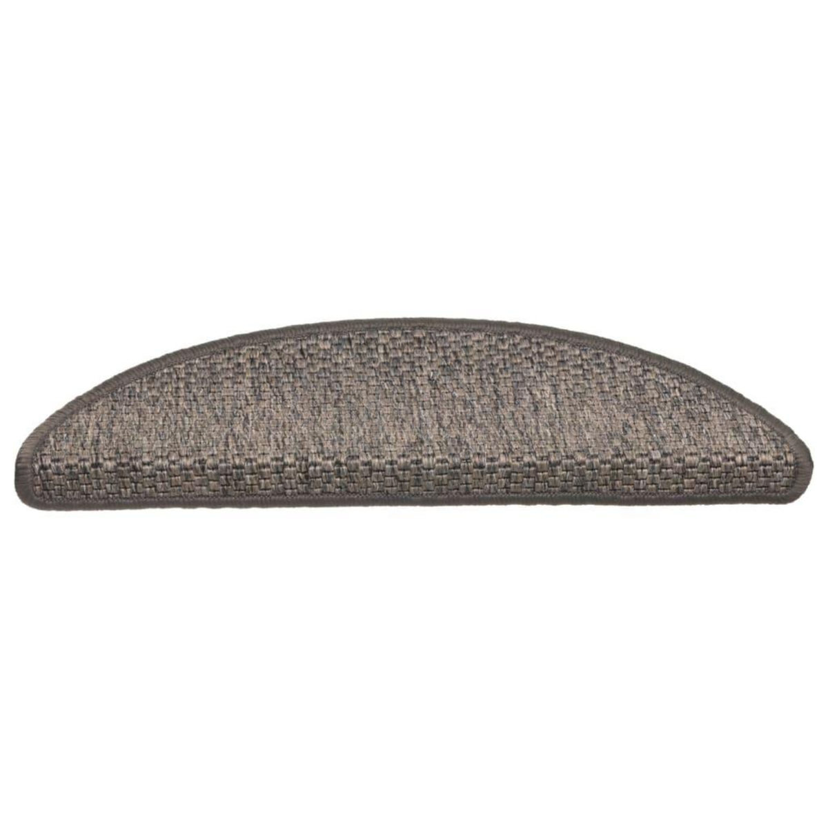 VIDAXL Tapis d'escalier autocollants aspect sisal 15 pcs 56x17x3 cm