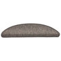 Voir la diapositive 4 : VIDAXL Tapis d'escalier autocollants aspect sisal 15 pcs 56x17x3 cm