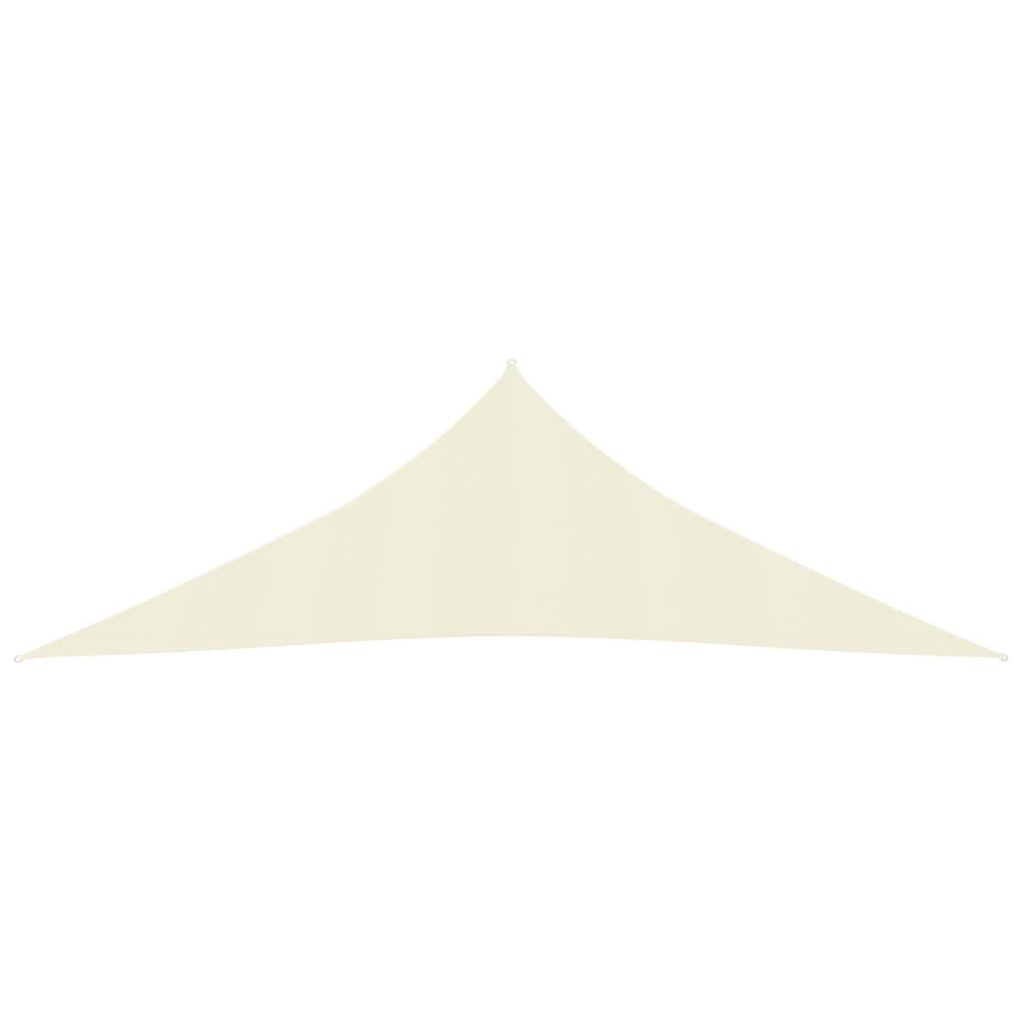 Voir la diapositive 3 : VIDAXL Voile d'ombrage 160 g/m^2 Creme 3,5x3,5x4,9 m PEHD