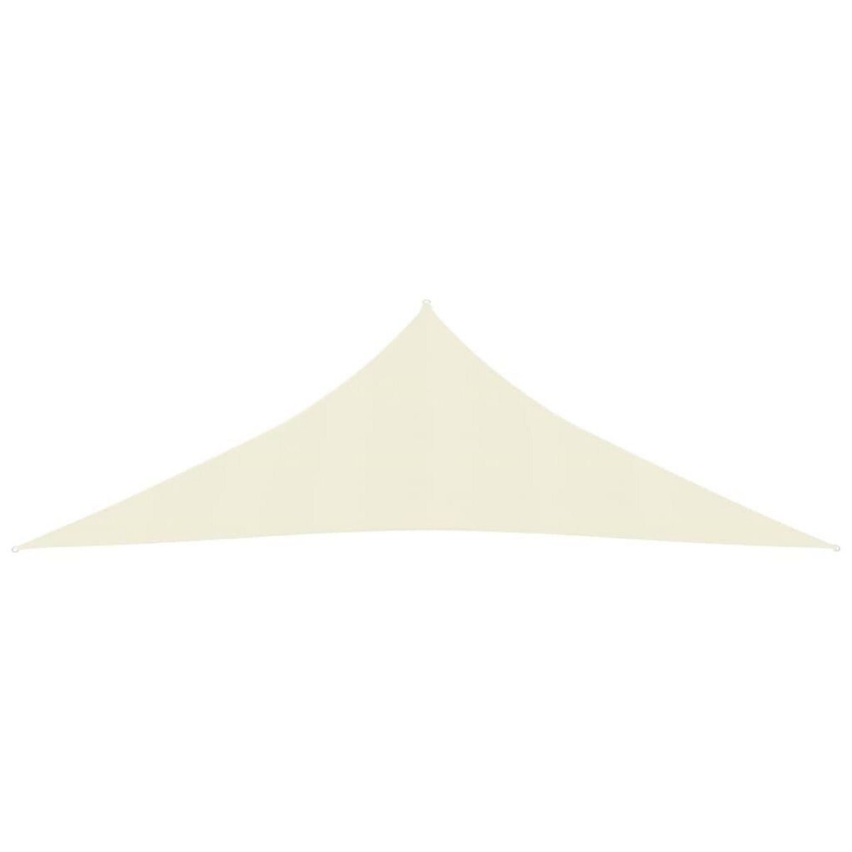 VIDAXL Voile d'ombrage 160 g/m^2 Creme 3,5x3,5x4,9 m PEHD