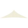 Voir la diapositive 3 : VIDAXL Voile d'ombrage 160 g/m^2 Creme 3,5x3,5x4,9 m PEHD
