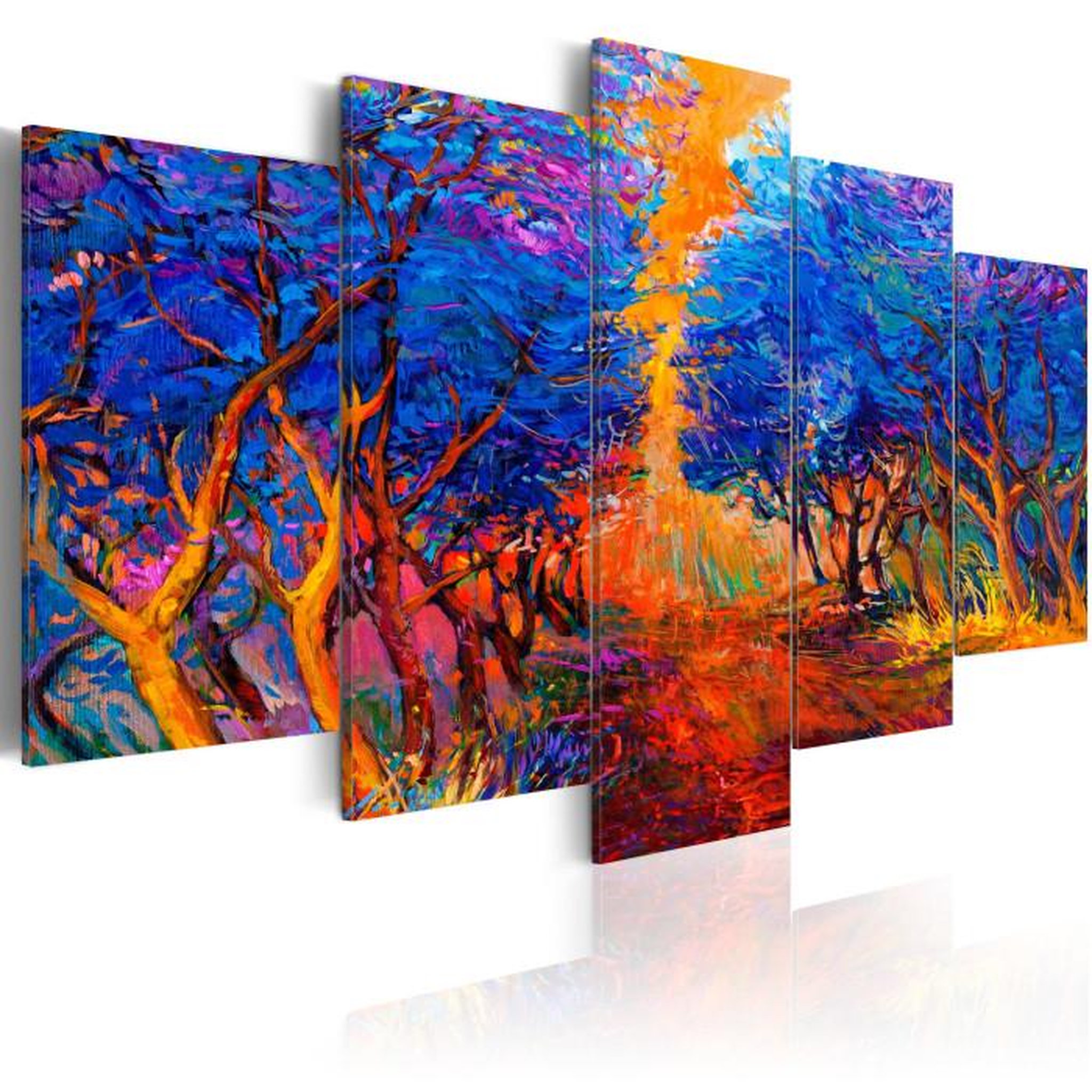 Paris Prix Tableau Imprimé  Blue Valley. Coloris disponibles : Multicolore
