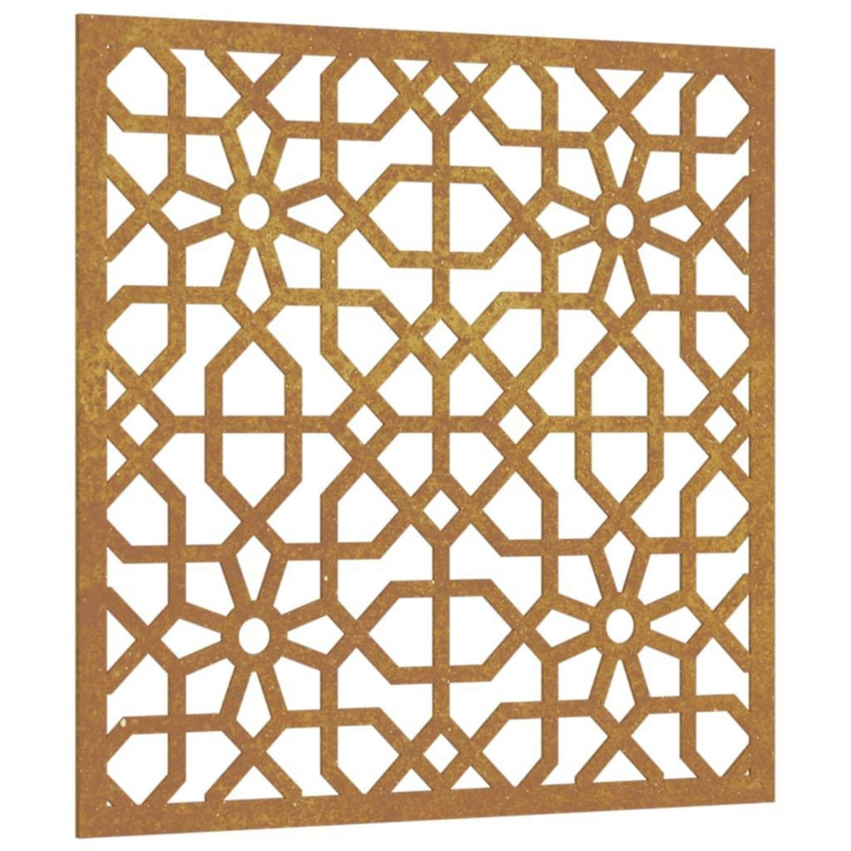 VIDAXL Decoration murale jardin 55x55 cm acier corten design mauresque