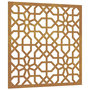 Voir la diapositive 2 : VIDAXL Decoration murale jardin 55x55 cm acier corten design mauresque