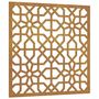 Voir la diapositive 2 : VIDAXL Decoration murale jardin 55x55 cm acier corten design mauresque