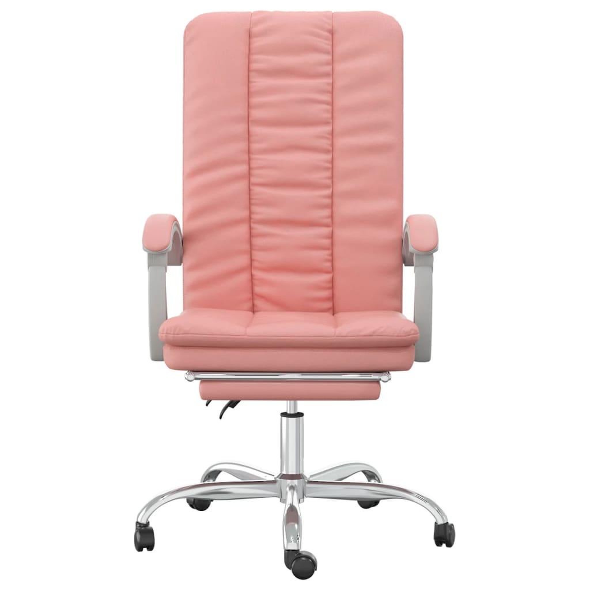 Voir la diapositive 3 : VIDAXL Fauteuil inclinable de bureau Rose Similicuir