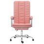 Voir la diapositive 3 : VIDAXL Fauteuil inclinable de bureau Rose Similicuir