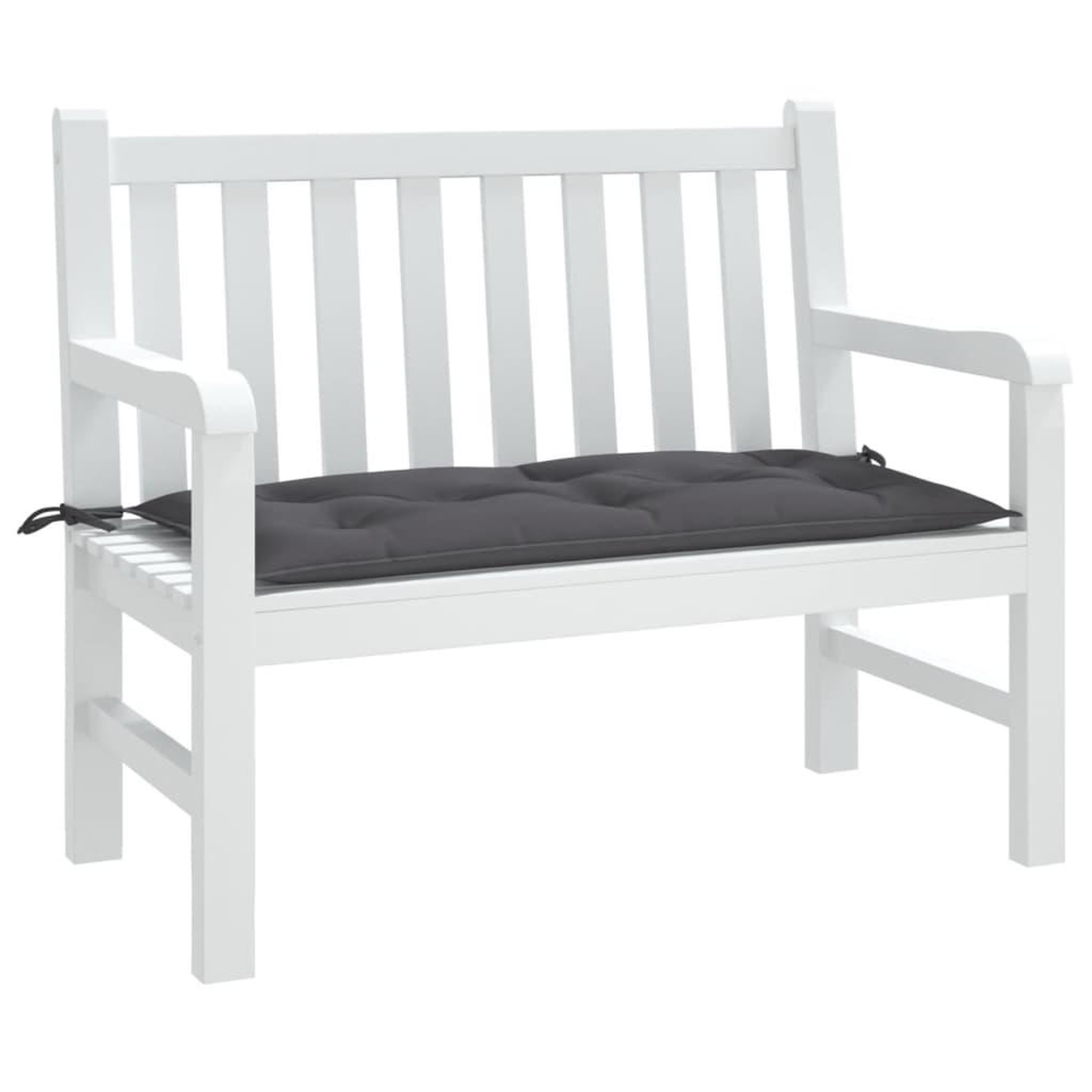 Voir la diapositive 3 : VIDAXL Coussin de banc de jardin anthracite 110x50x7 cm tissu oxford