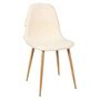 Voir la diapositive 2 : Paris Prix Lot de 4 Chaises Design  Faro  86cm Beige