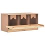 Voir la diapositive 1 : VIDAXL Pondoir 3 compartiments 96x40x45 cm bois de pin massif