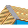 Voir la diapositive 3 : Ubbink Kit finition margelles en angle pour piscine bois rectangulaire - Ubbink