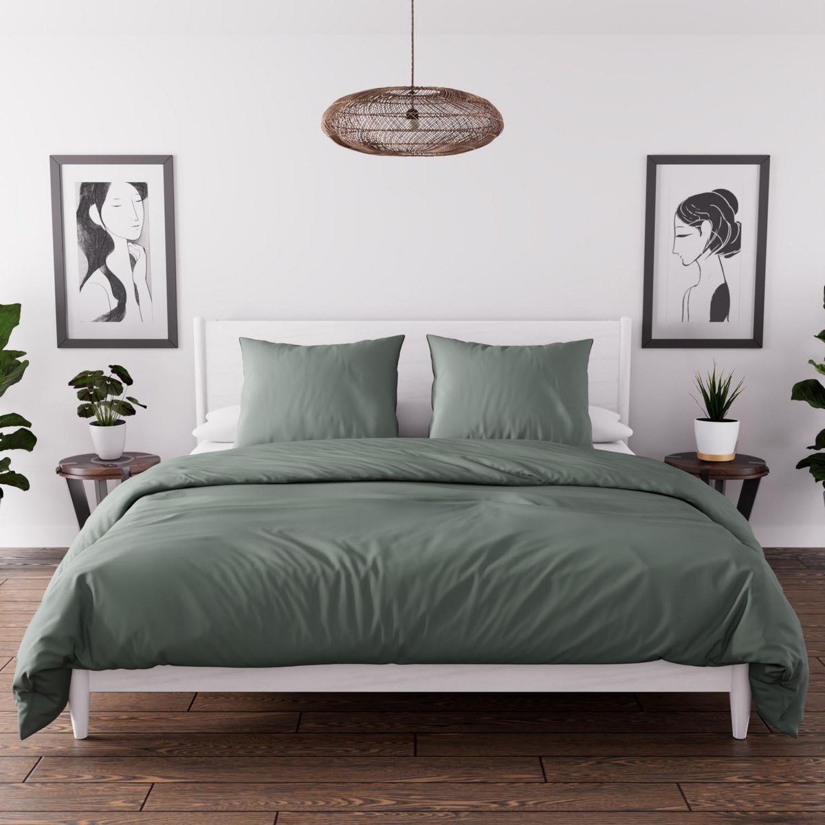 SOLEIL D'OCRE Ensemble couette et parure 7 Pièces BOHEME, par Soleil d'ocre