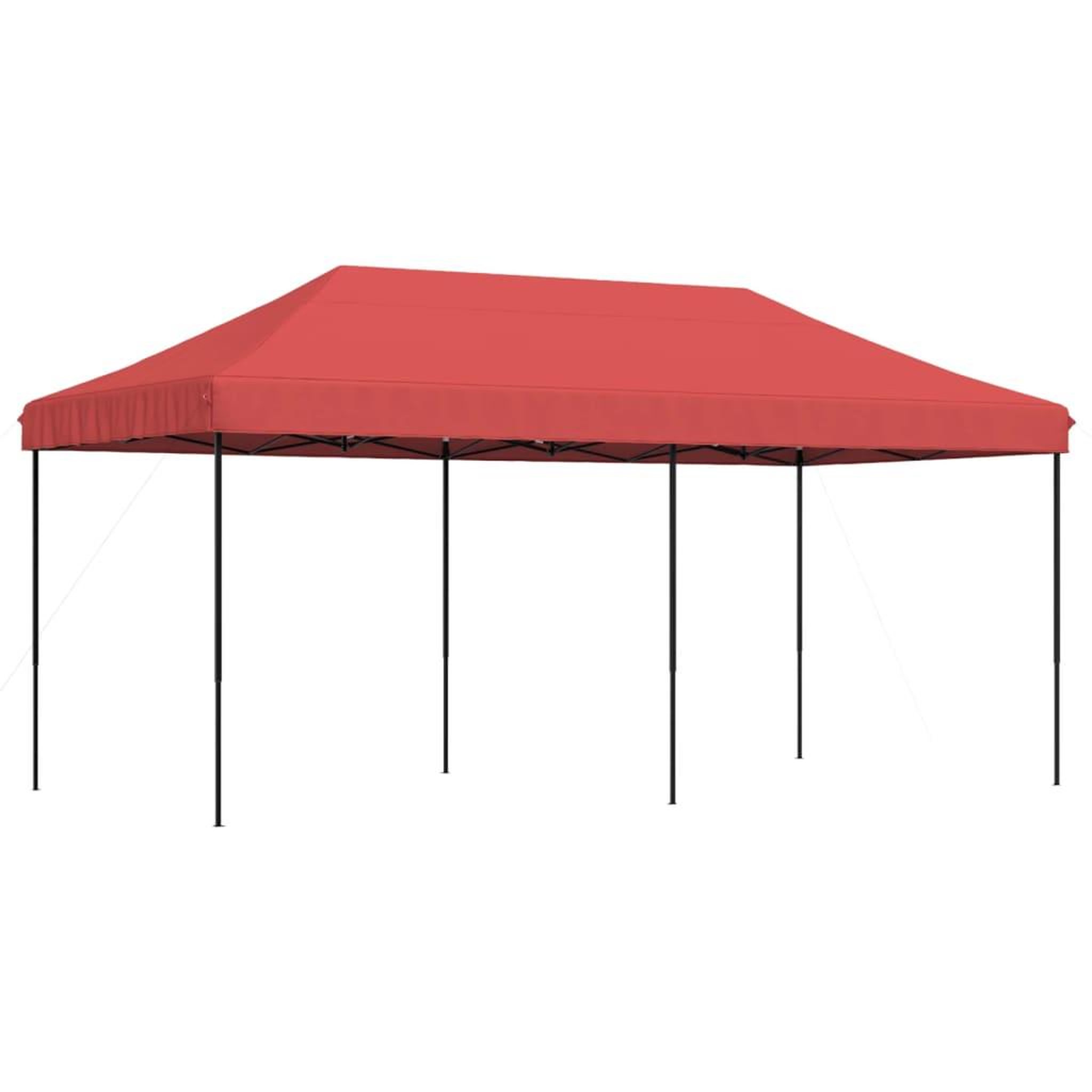 Voir la diapositive 2 : VIDAXL Tente de reception pliable escamotable bordeaux 580x292x315 cm