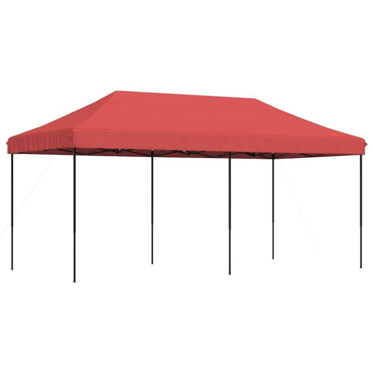 VIDAXL Tente de reception pliable escamotable bordeaux 580x292x315 cm