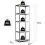 Voir la diapositive 3 : EUROSPEN Etagère de rangement modulable et polyvalente pour atelier, garage, cave... Charge Lourde max 500kg -180x60x40cm - Gris