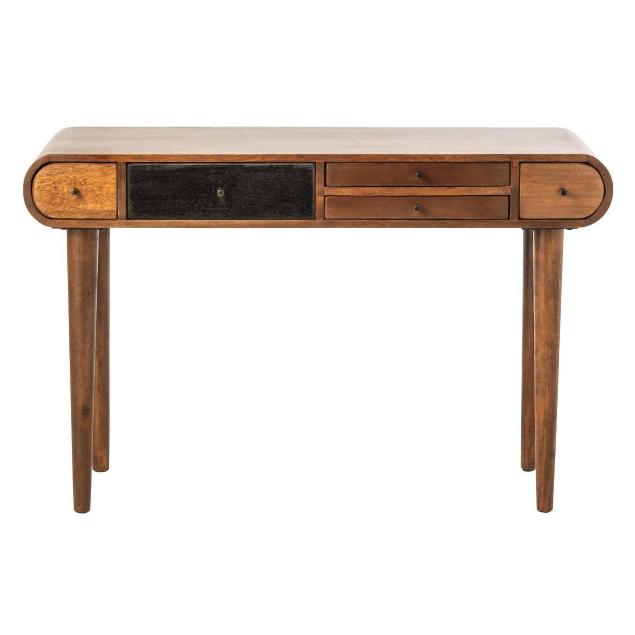 Voir la diapositive 3 : J-LINE Console 5 tiroirs en bois  sixty  120cm naturel