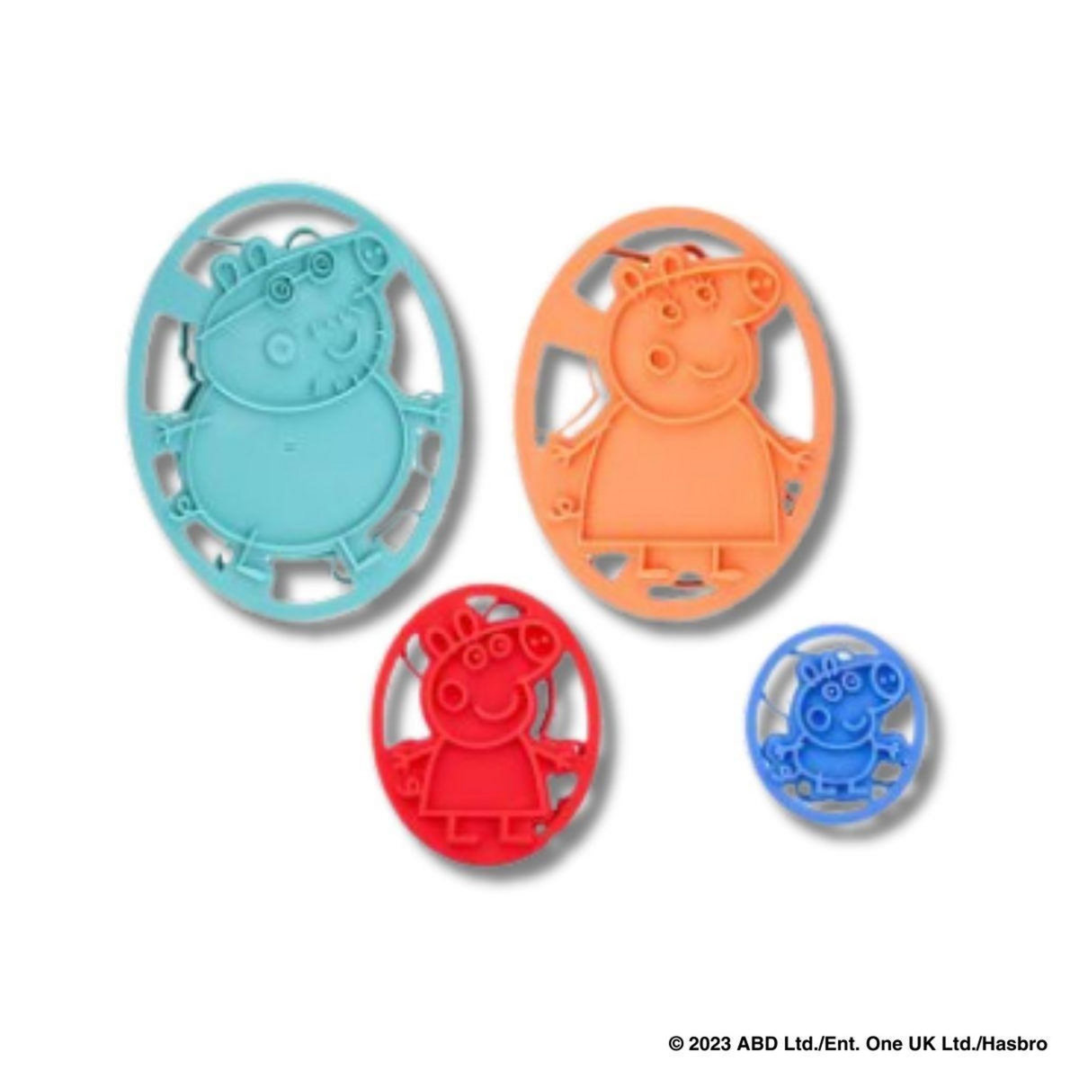 DR.OETKER Set de 4 tampons et emporte-pièces pour enfants Dr. Oetker Peppa Pig