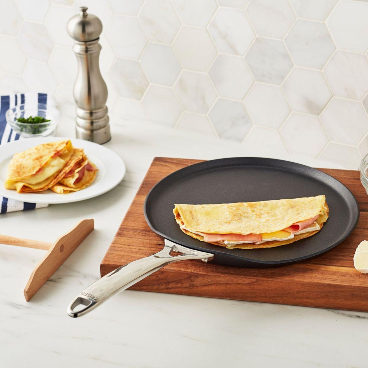 CRISTEL Crêpière 28 CM CASTEL PRO FIXE ULTRALU CERALISS