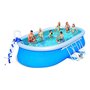 BESTWAY Kit piscine autoportante Ellipse FAST SET 6,10 x 3,66 x 1,22m