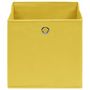 Voir la diapositive 3 : VIDAXL Boîtes de rangement 10 pcs Tissu intisse 28x28x28 cm Jaune