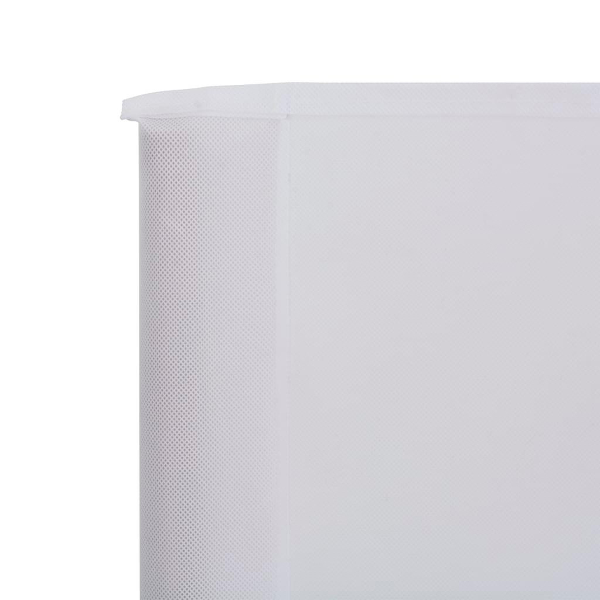 Voir la diapositive 5 : VIDAXL Paravent 3 panneaux Tissu 400 x 160 cm Blanc sable