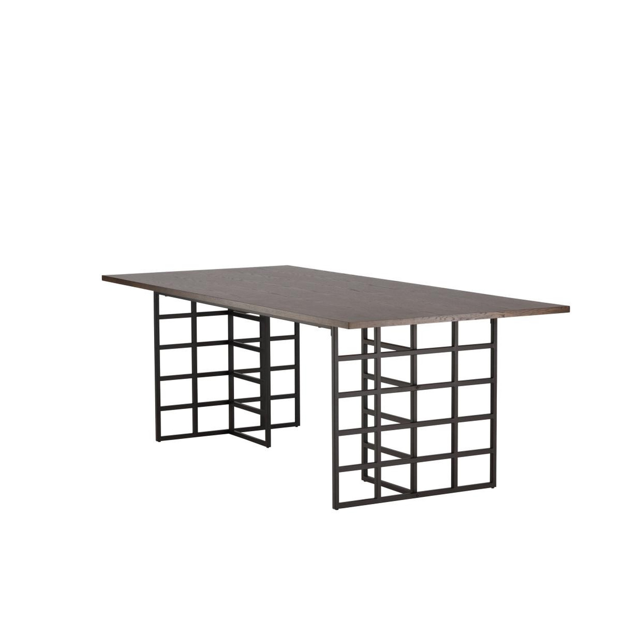 Voir la diapositive 4 : Paris Prix Table à manger design  ystad  220cm marron