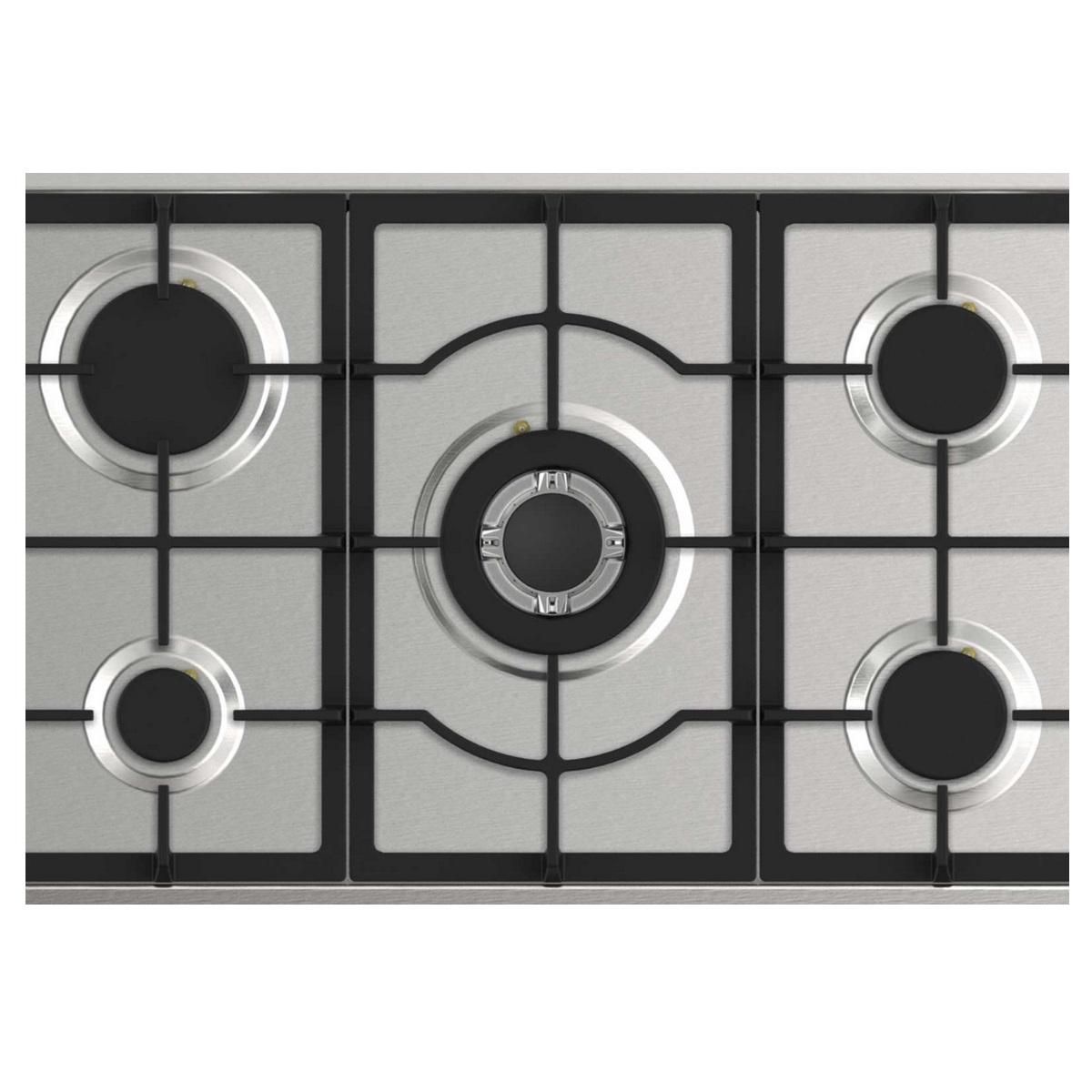 Fagor Table de cuisson gaz 75cm 5 feux inox - FAG6650X