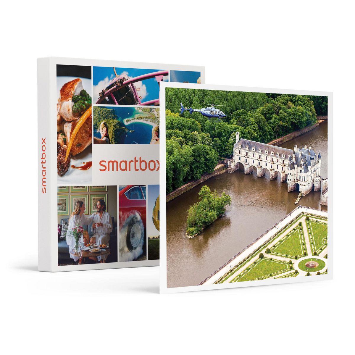 Smartbox Vol en hélicoptère de 25 minutes au-dessus des châteaux de la Loire - Coffret Cadeau Sport & Aventure