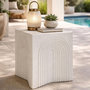 Voir la diapositive 4 : Paris Prix Table d'Appoint Design  Arc  50cm Blanc