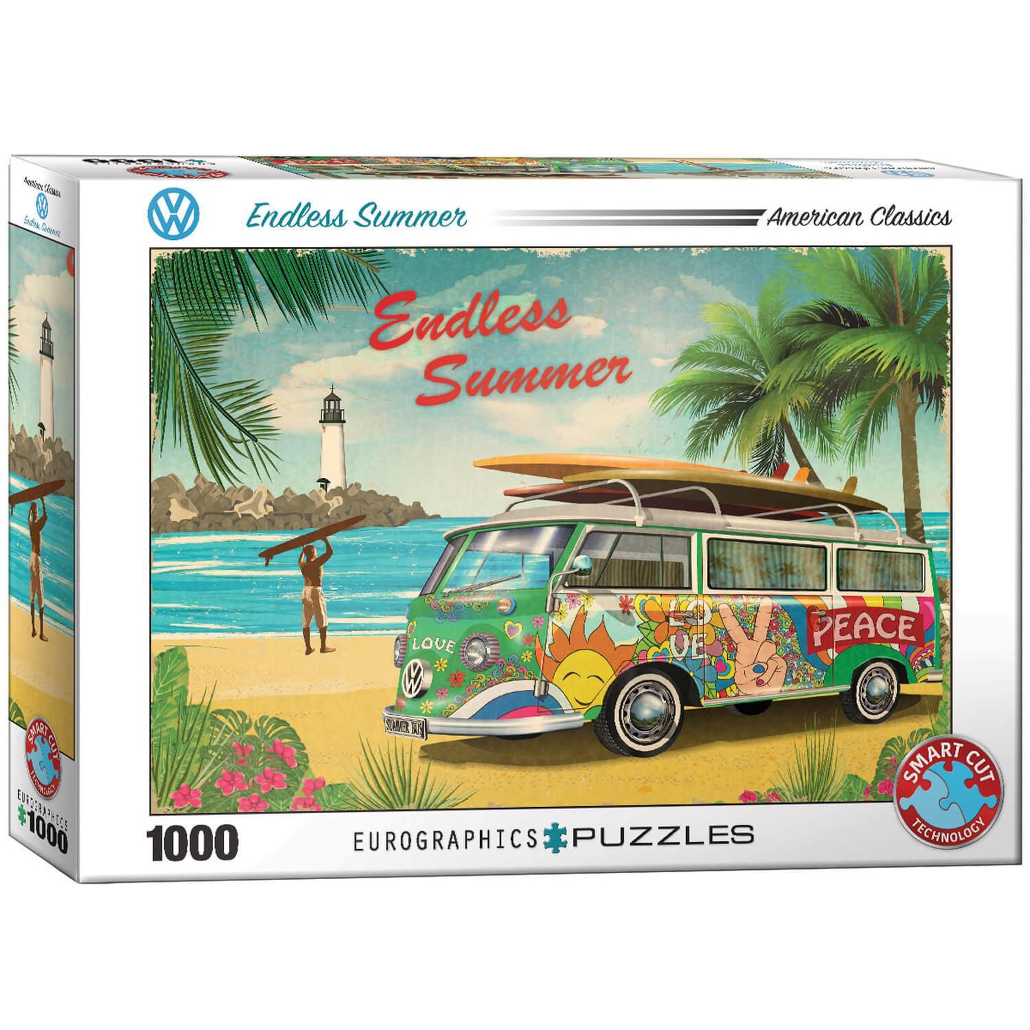 Voir la diapositive 2 : Eurographics Puzzle 1000 pièces : Eté sans fin