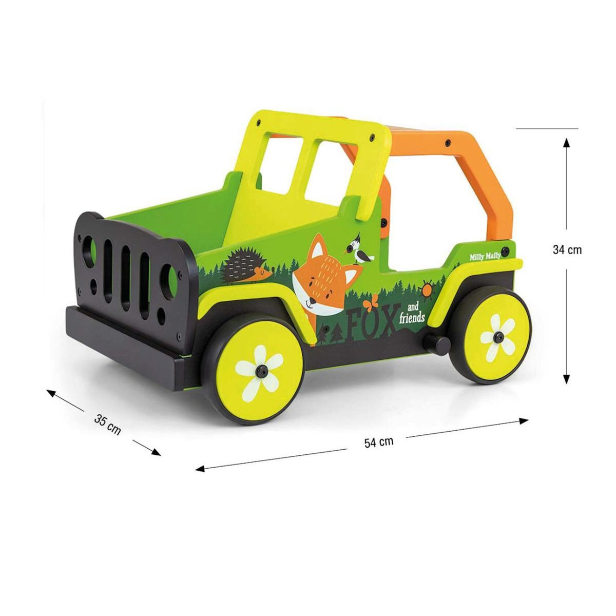 MILLY MALLY Trotteur  Explorer Renard et Amis