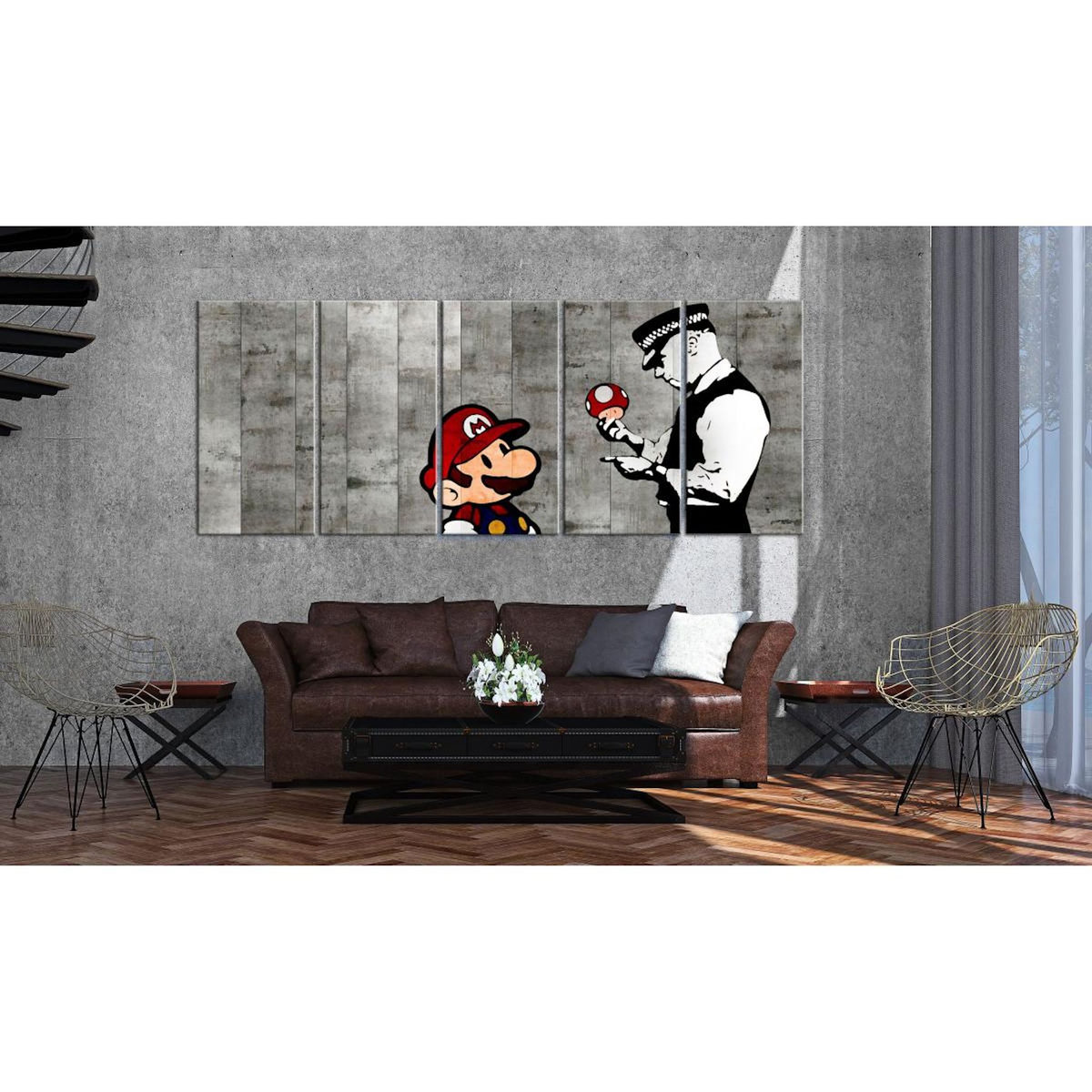 Paris Prix Tableau Imprimé  Graffiti on Concrete