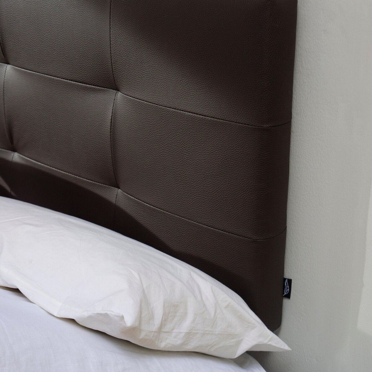 MARCKONFORT Tête de lit Carla 150x60 cm Chocolat, rembourrée de Mousse