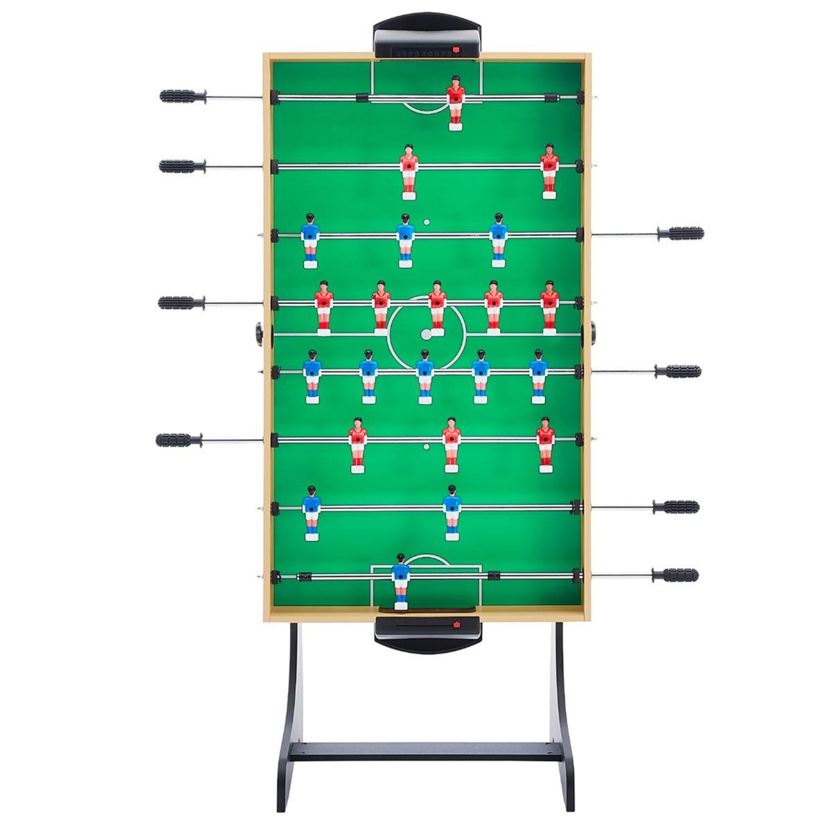MISTER BABYFOOT Table multi-jeux 12 en 1 pliable hêtre - Benzy
