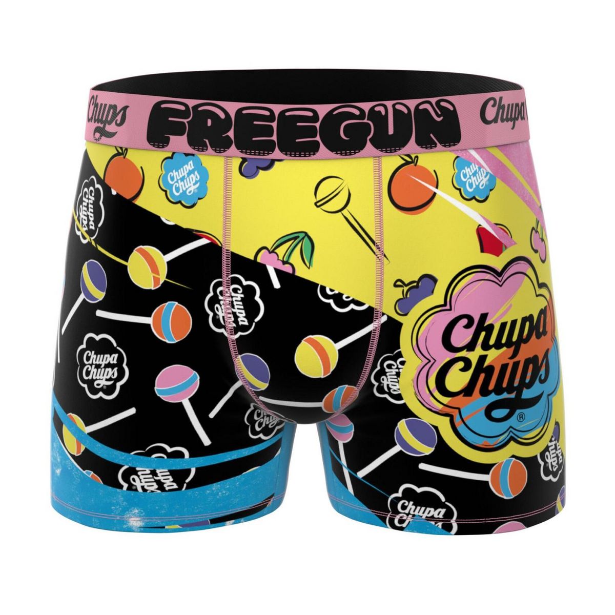 FREEGUN Lot de 4 boxers homme Chupa Chups