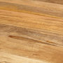 Voir la diapositive 5 : VIDAXL Table a dîner Ø110x78 cm Bois de manguier massif et acier