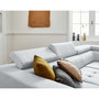 Voir la diapositive 4 : LISA DESIGN Olinda - canapé d'angle droit - 5 places - convertible avec coffre et têtières réglables - en tissu
