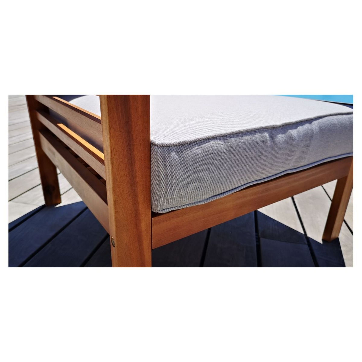Givex Salon bas de jardin - 4 places - Bois - COPENHAGUE