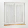 Voir la diapositive 1 : Paris Prix Paire de Voilages Brodés  Galactee  60x90cm Blanc