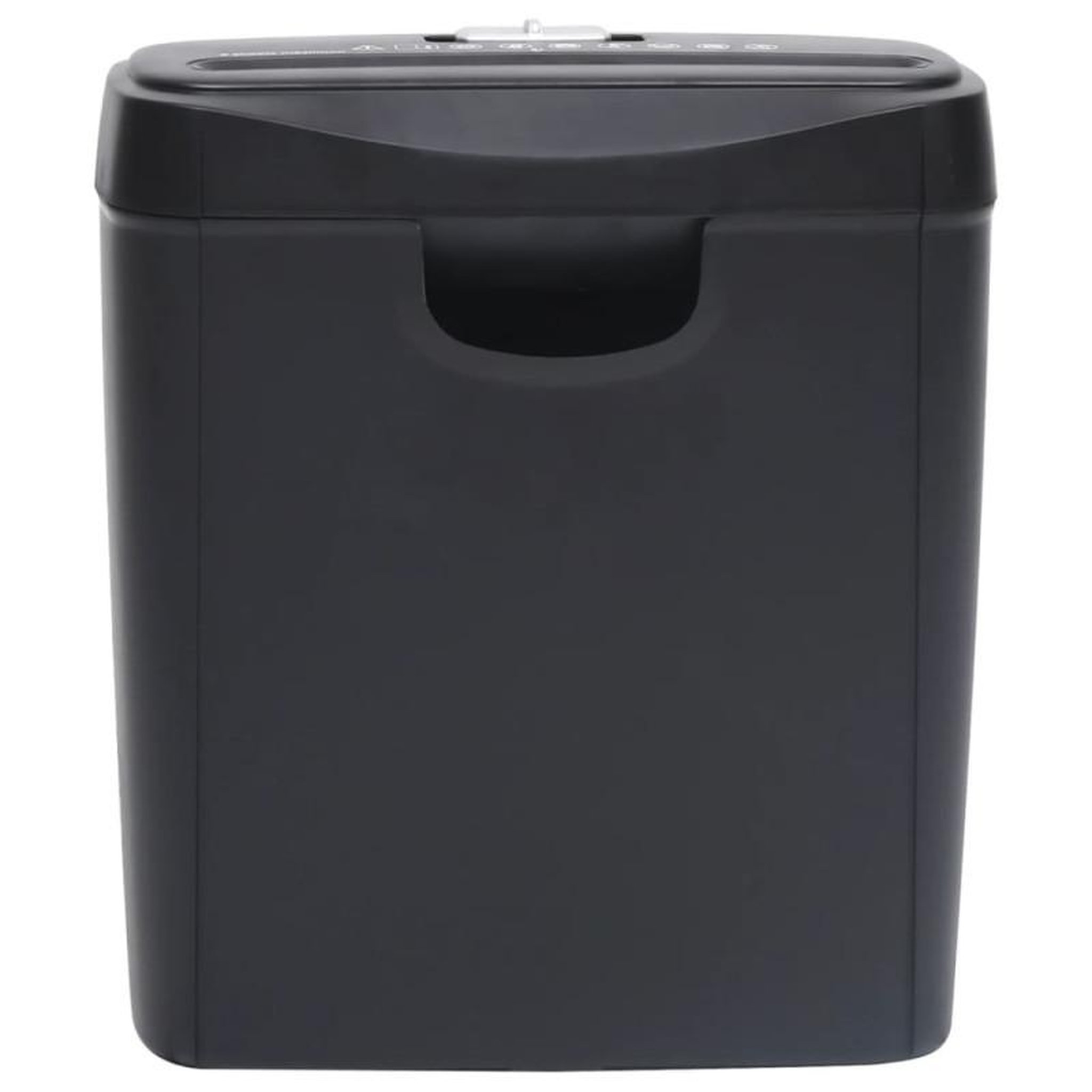 Voir la diapositive 2 : VIDAXL Déchiqueteuse de papier 6 feuilles à coupe en bandes Noir