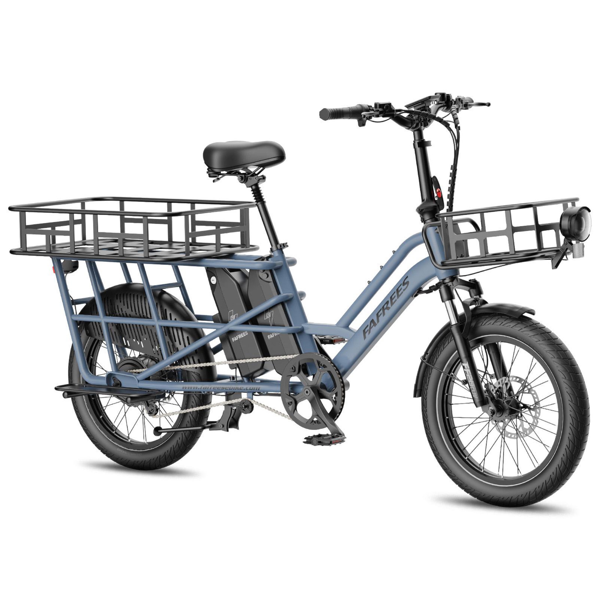 Voir la diapositive 4 : FAFREES Vélo cargo électrique familial fafrees ff20 cuv