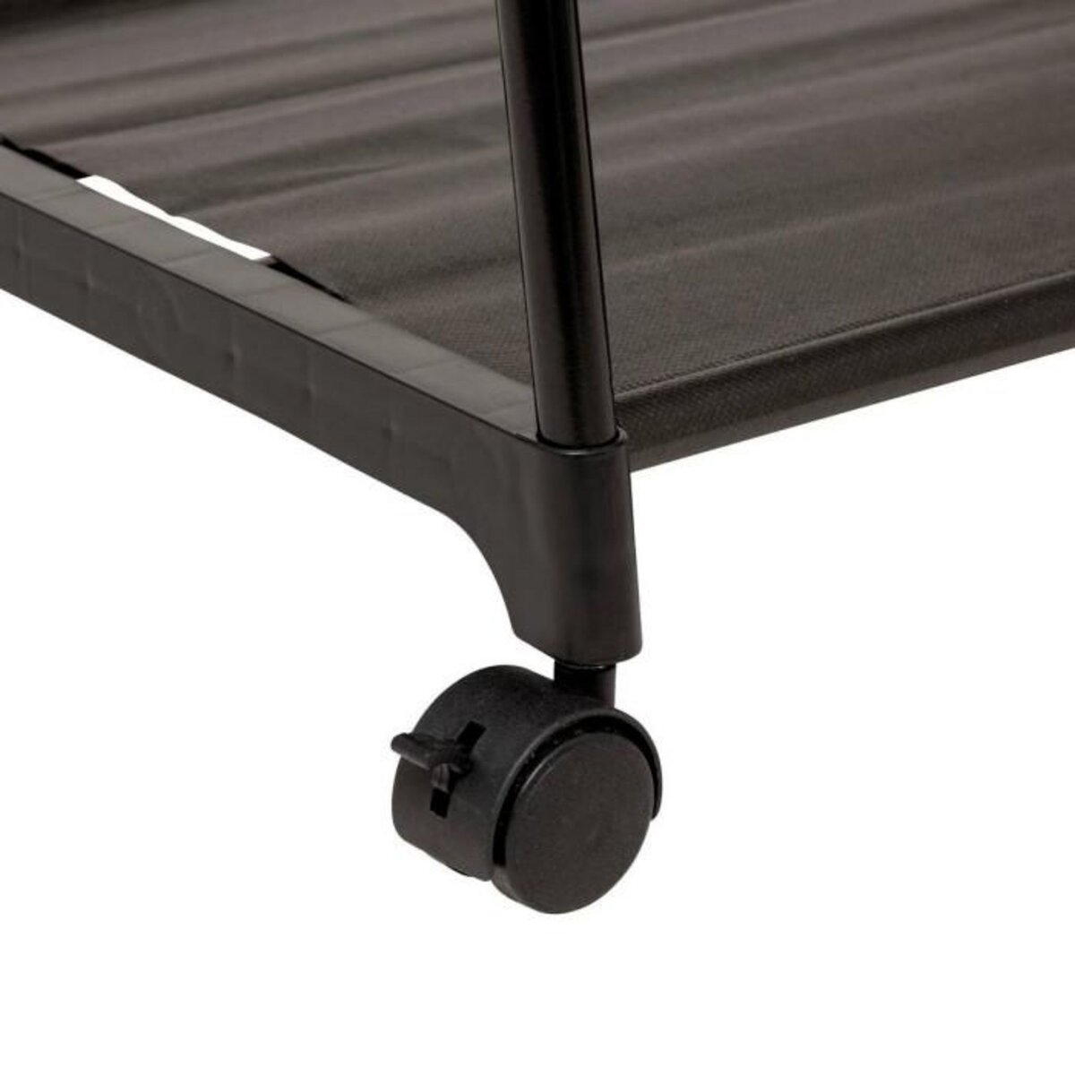 FIVE Portant à Vêtements Avec 2 Étagères  Intissa  156cm Noir