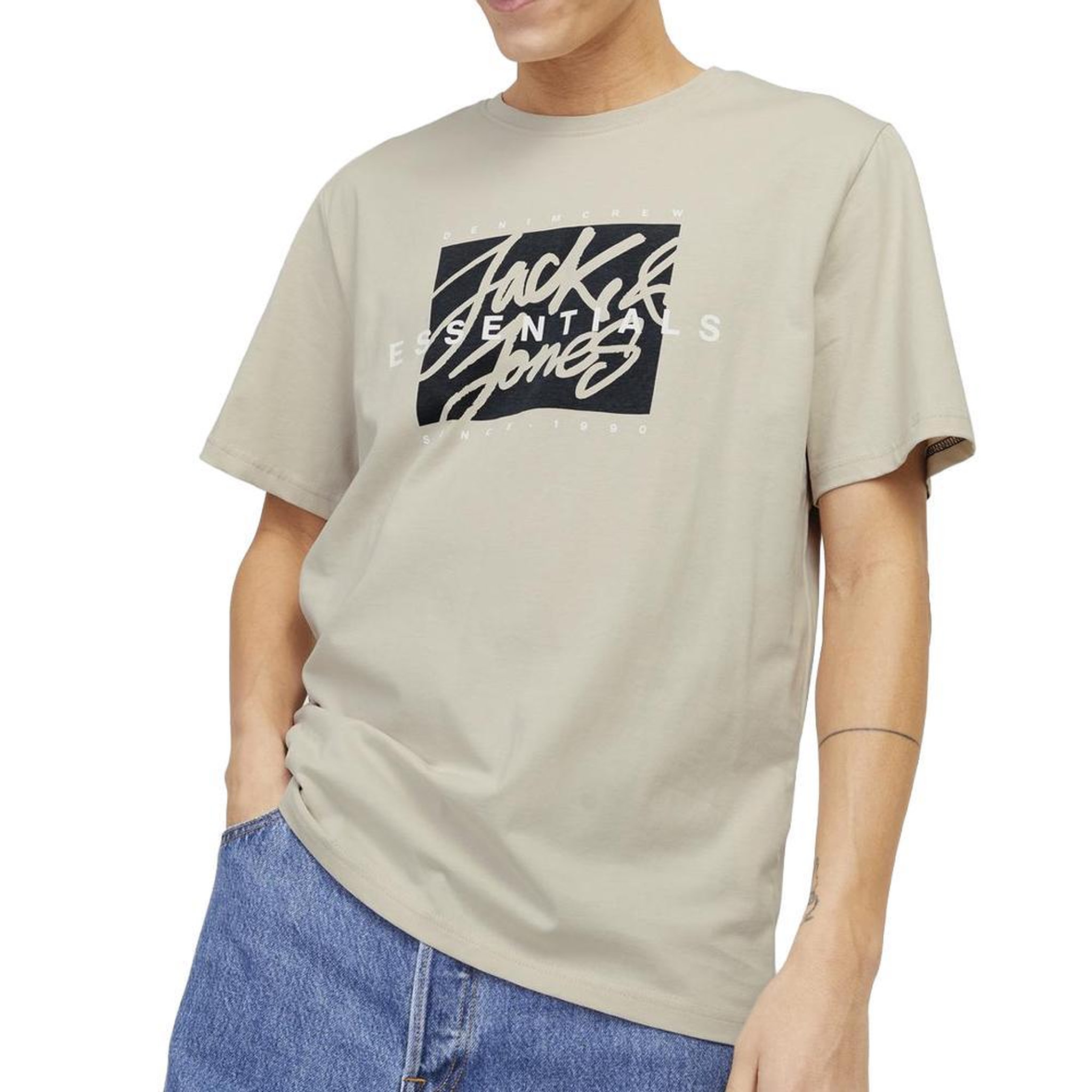 Voir la diapositive 1 : Jack & Jones T-Shirt Beige Homme Jack & Jones Colon