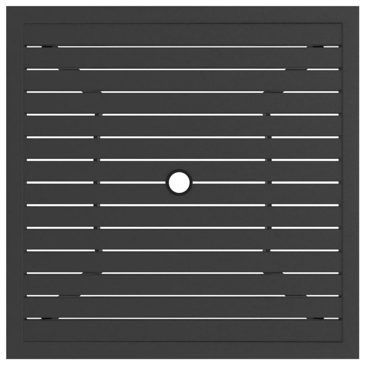 VIDAXL Table de jardin Anthracite 81,5x81,5x72 cm Acier