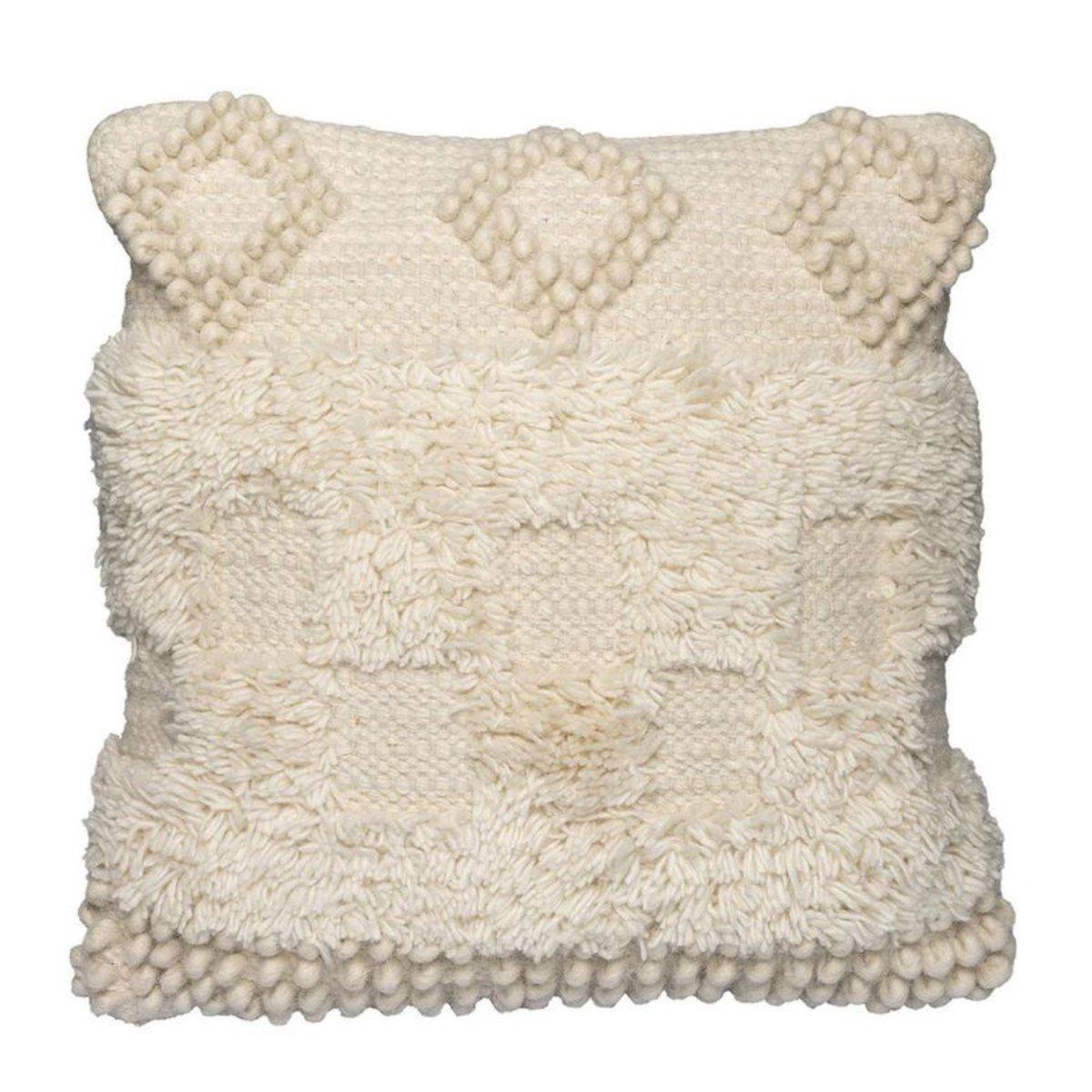 Voir la diapositive 1 : Paris Prix Coussin tissé à la main  bohist  45x45cm naturel