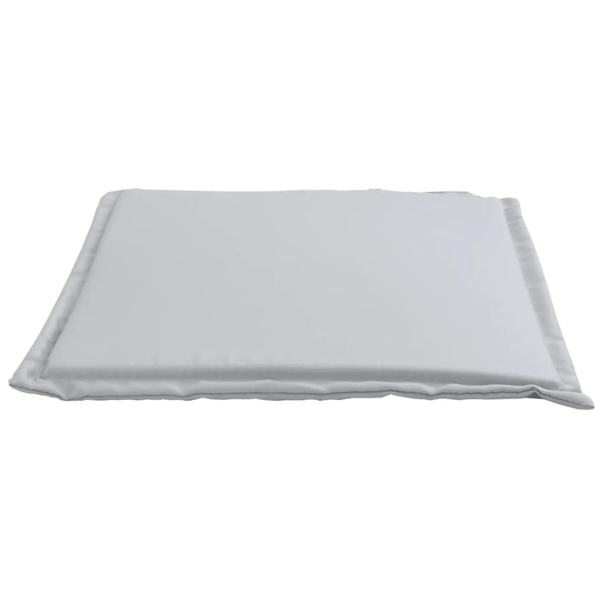 Voir la diapositive 5 : VIDAXL Coussins de siege de jardin lot de 4 gris clair 45x45x2cm carre