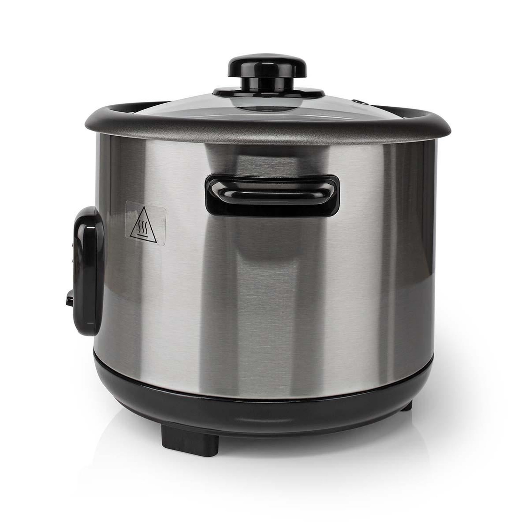 Voir la diapositive 3 : NEDIS Cuiseur à Riz 1.5 Litres 500W Bol amovible Acier inoxydable anti-adhésif NEDIS